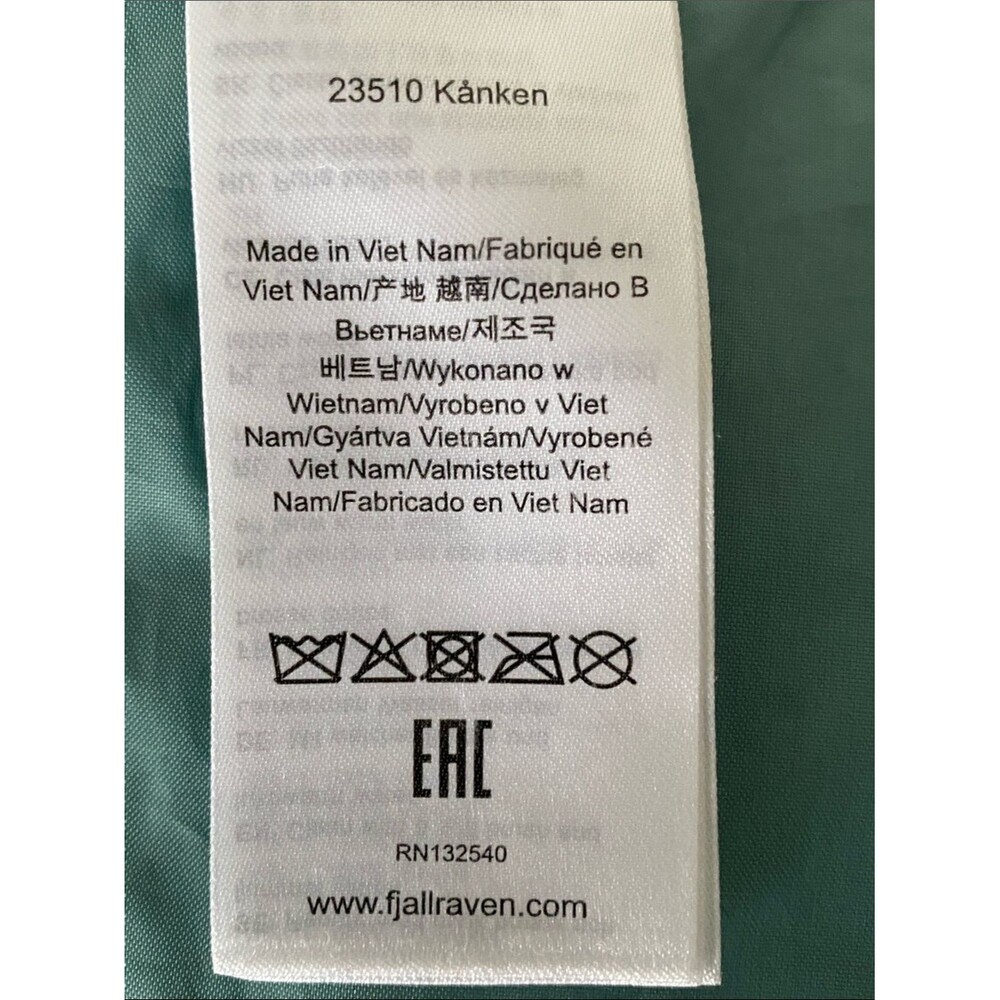 Rare Fjallraven Classic Kånken Sky Blue Backpack Laptop Pocket Everyday School - Picture 13 of 16
